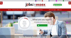 Desktop Screenshot of jobsinessex.com