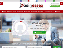 Tablet Screenshot of jobsinessex.com